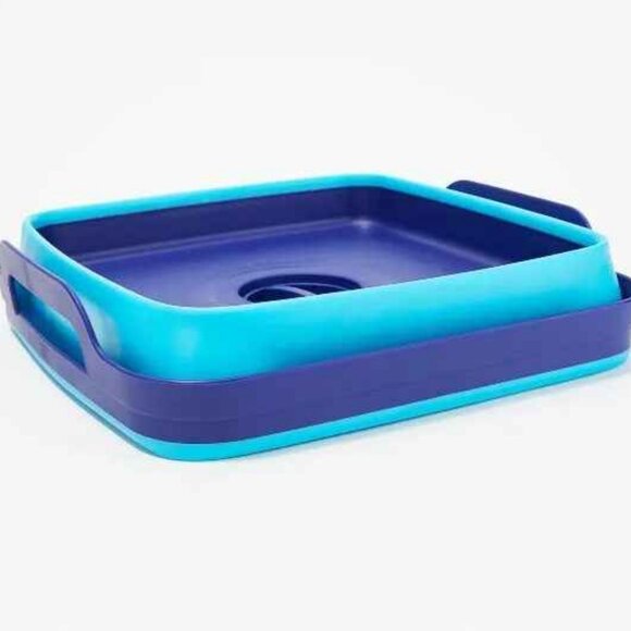 Mark Charles Misilli Set of 2 Collapsible Dish Drainers w/ Removable Drain Grey - Picture 10 of 10